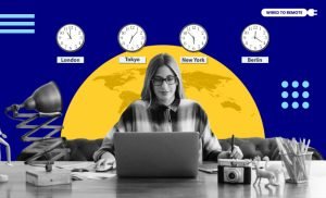 How do you handle working in different time zones