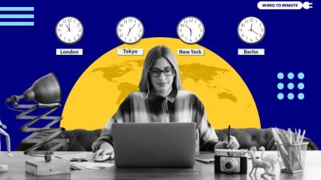 How do you handle working in different time zones