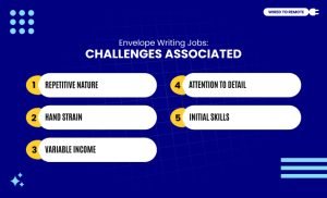 Envelope Writing Jobs Challenges Associated