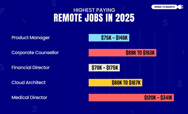 Highest Paying Remote Jobs In 2025