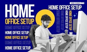 Home office setup