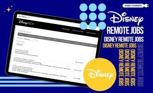 Disney remote jobs