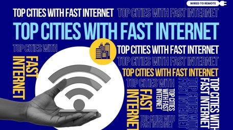 top cities with fast internet