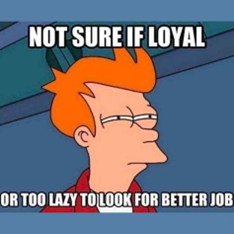 NOT SURE IF LOYAL