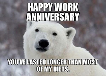 YOU'VE LASTED LONGER THAN MOST OF MY DIETS.