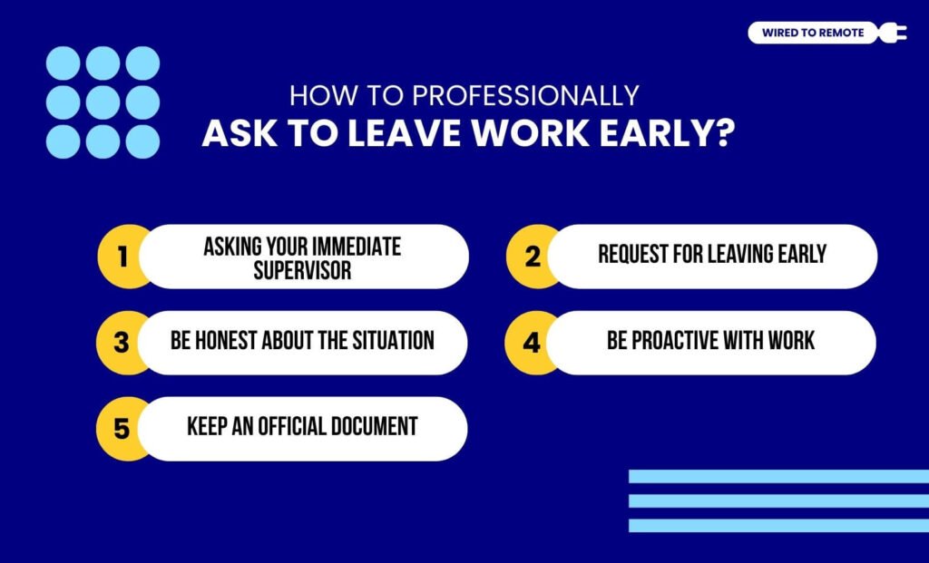 How To Professionally Ask To Leave Work Early