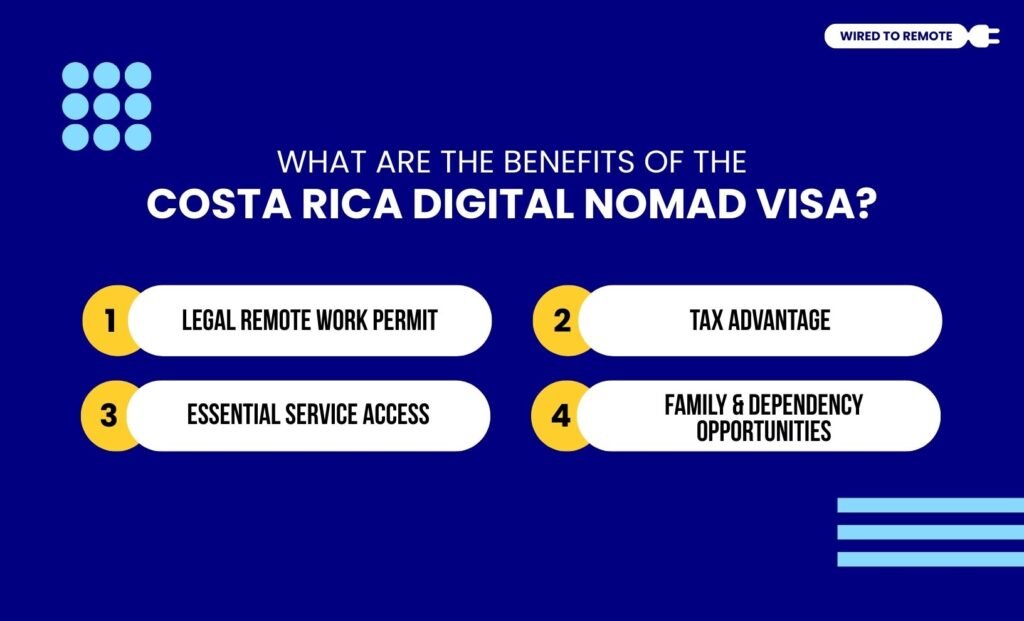 What Are The Benefits Of The Costa Rica Digital Nomad Visa