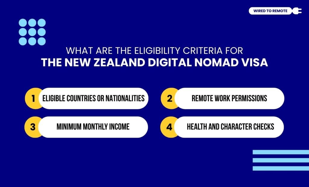 What Are The Eligibility Criteria For The New Zealand Digital Nomad Visa