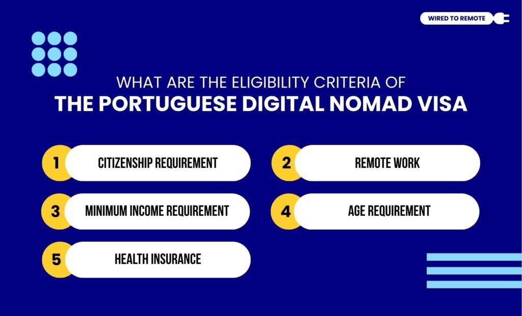 What Are The Eligibility Criteria Of The Portuguese Digital Nomad Visa
