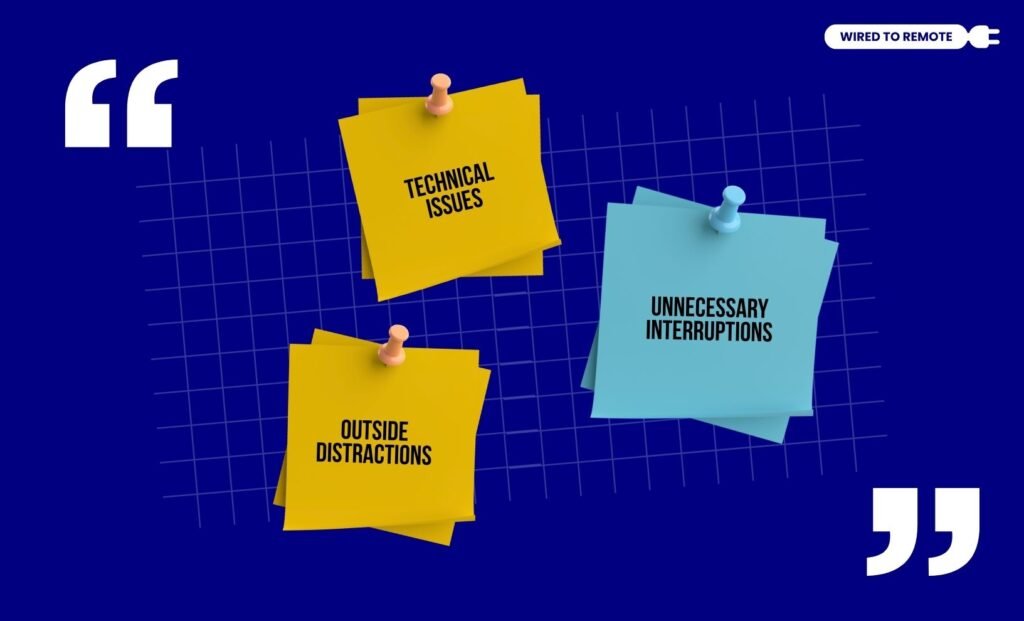 How To Handle Interruptions And Challenges In Virtual Meetings