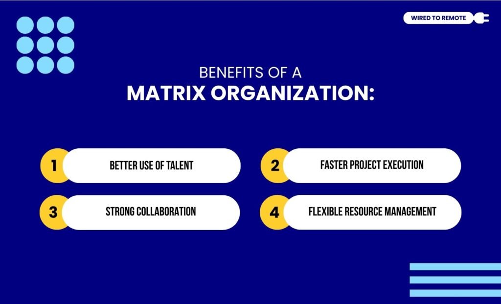 Benefits Of A Matrix Organization