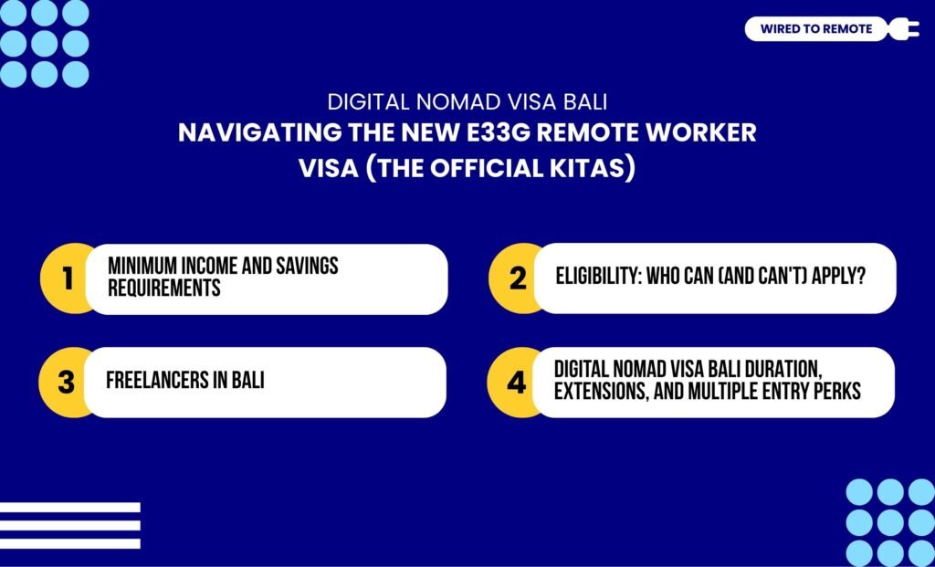 Digital Nomad Visa Bali Navigating The New E33G Remote Worker Visa (The Official KITAS)