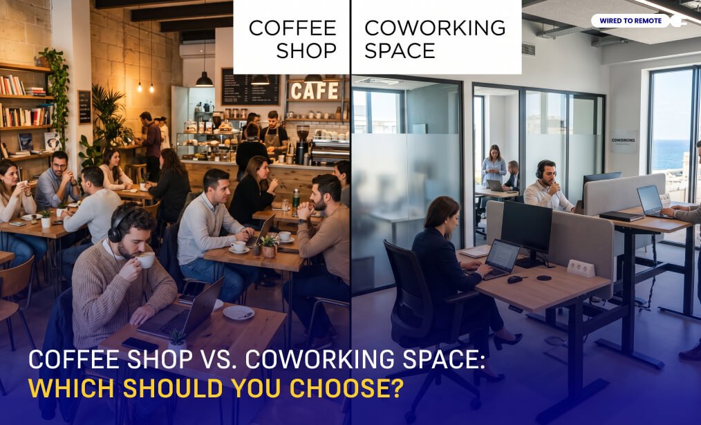 Coffee Shop vs. Coworking Space